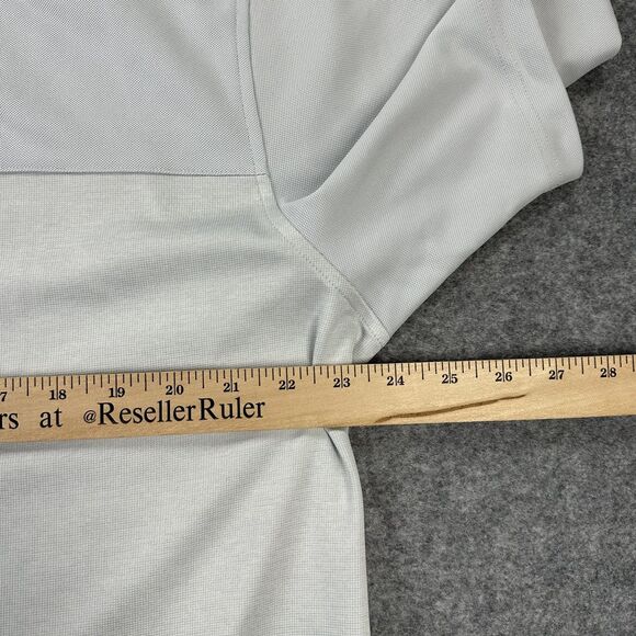 Bolle Polo Shirt Mens XL Light Gray Performance Golf Short Sleeve Polyester - Picture 7 of 9